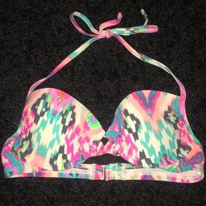 tribal print bikini top